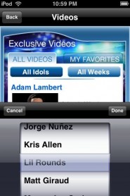 americanidol6 americanidol6 185x278 custom App Review: American Idol Season 8 Exclusive Videos