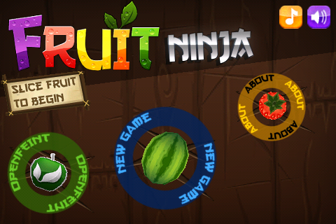 fruit ninja app. App Review: Fruit Ninja by